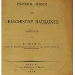 Hirt, Aloys Ludwig: Heinrich Hübsch über griechische Baukunst