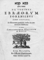 Oppyck, Constantin van: De Legibus ebraeorum forensibus