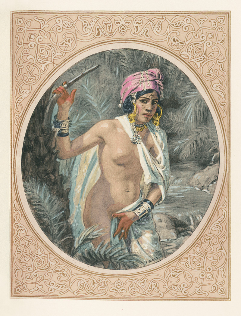 Dinet, Étienne - Illustr. und Slima...: Khadra, danseuse Ouled Naïl.