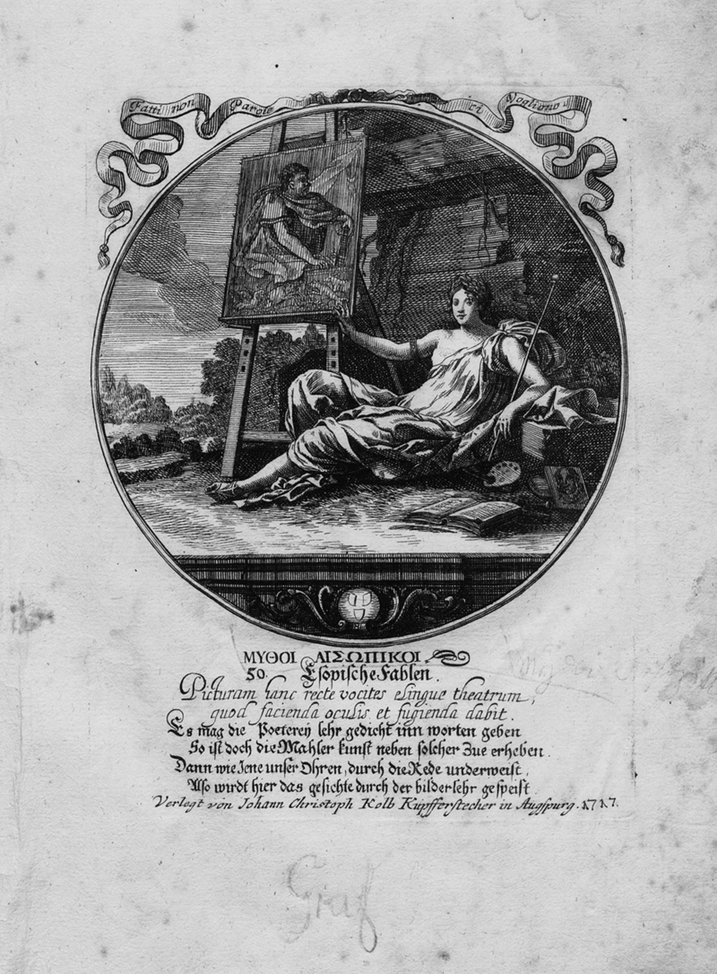 Kolb, Johann Christoph: Mythoi Aisopikoi (graece). 50 Esopische Fablen