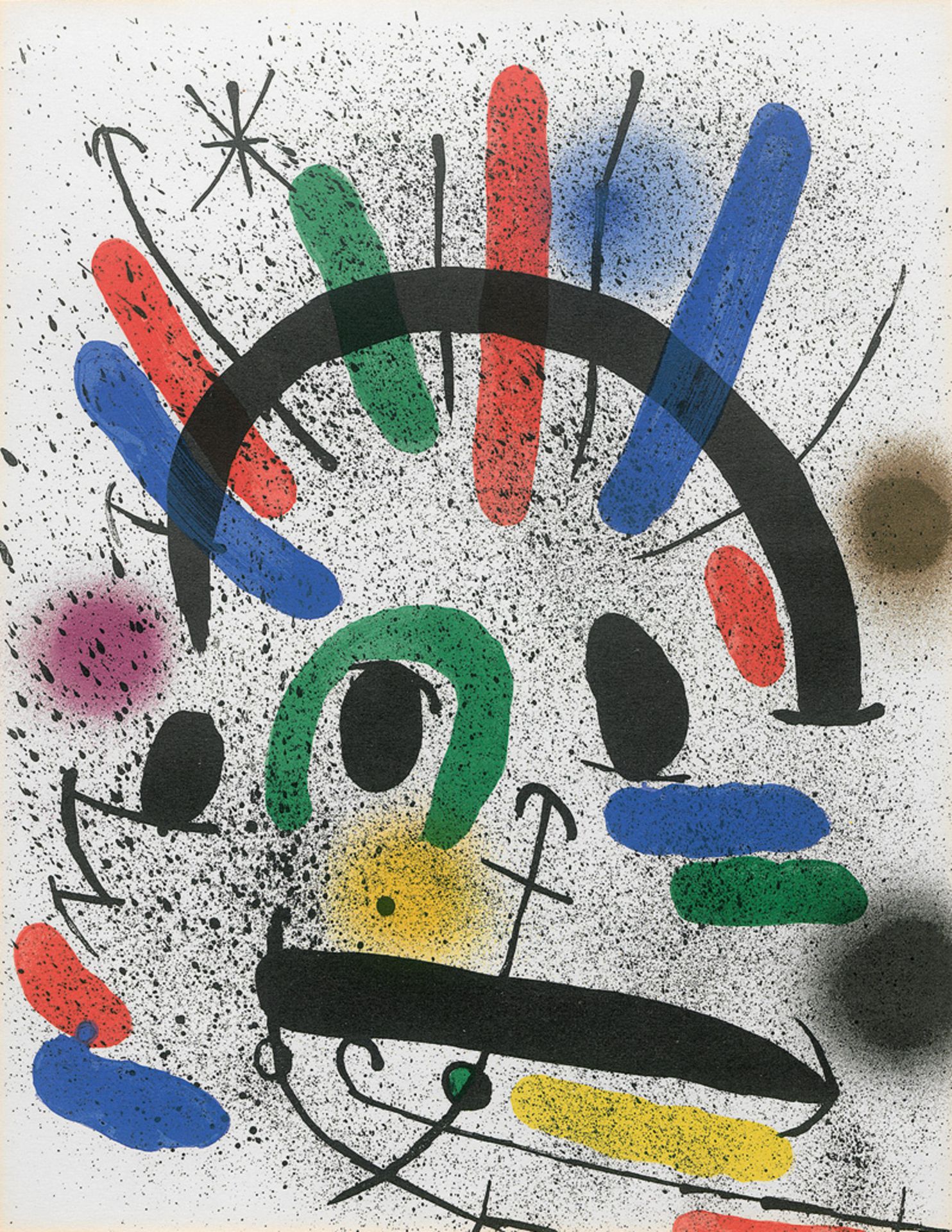 Miro, Joan: 3 Original-Farblithographien