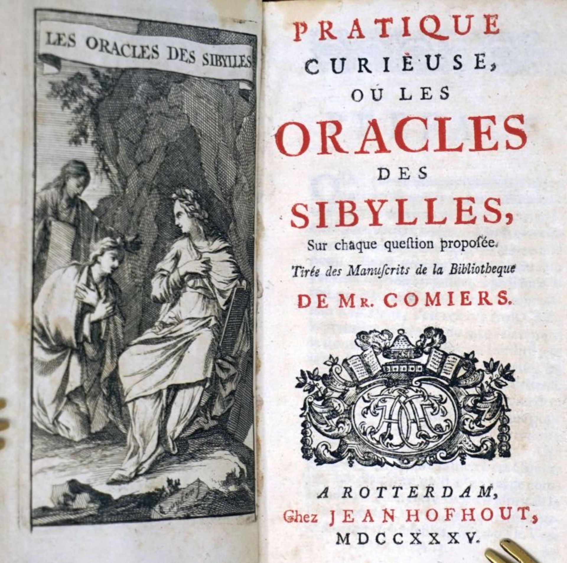 Comiers, Claude: Pratique curieuse, òu les oracles des Sibylles