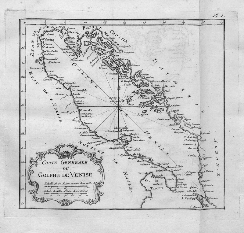 Bellin, Jacques Nicolas: Description géographique du Golfe de Venise et de la Mor... - Image 2 of 2