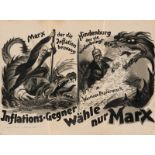 Schwartz, Hans: Inflations-Gegner wähle nur Marx. Plakat