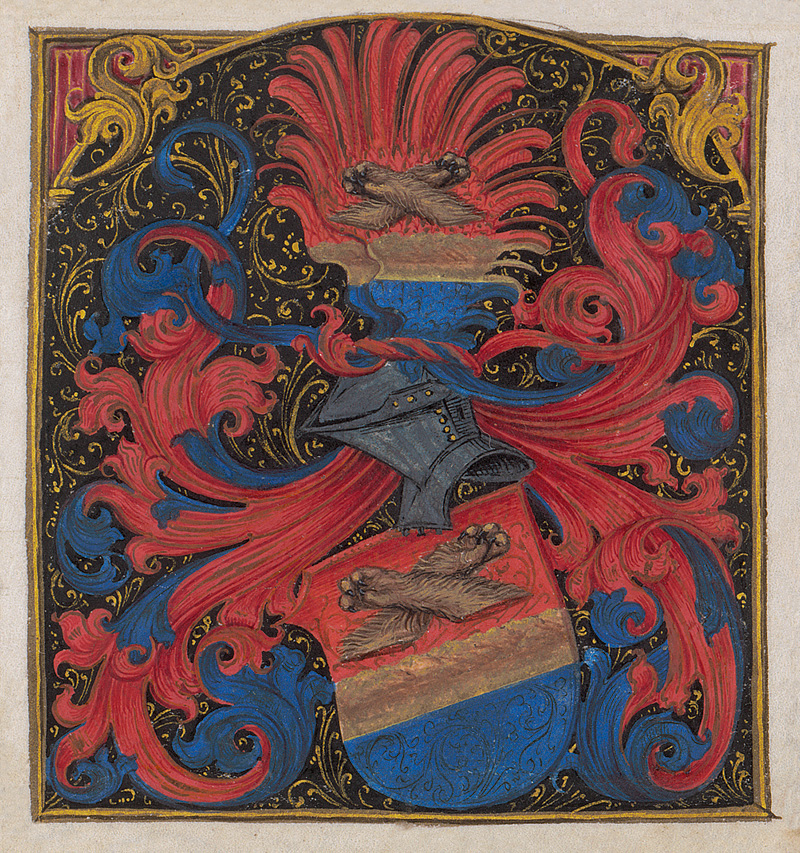 Maximilian I., röm.-dt. Kaiser: Wappenbrief mit der Verleihung eines Wappens an die Gebr... - Image 2 of 2