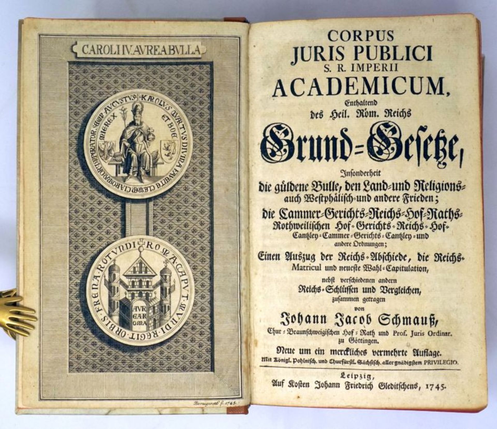 Schmauß, Johann Jacob: Corpus juris publici