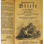 Winckelmann, Johann Joachim: Briefe an seine Freunde