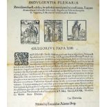 Indulgentia plenaria pro visitantib...: in quibusius mundi partibus constitutas (Ablassbrief)