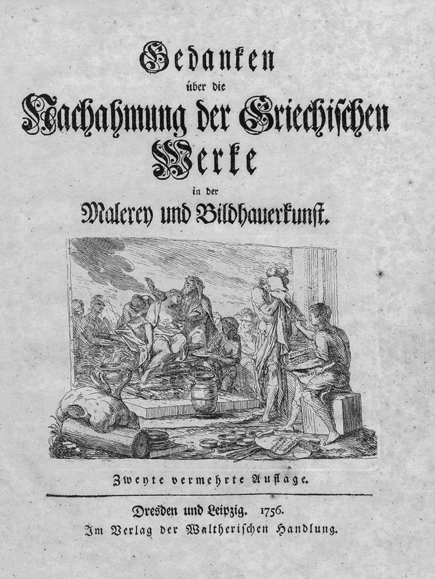 Winckelmann, Johann Joachim: Gedanken über die Nachahmung der Griechischen Werke