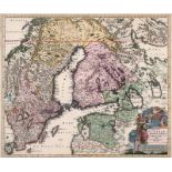 Homann, Johann Baptist und Schweden: Regni Sueciae. Kupferstichkarte