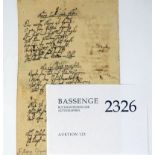 Haug, Friedrich: Gedichtmanuskript