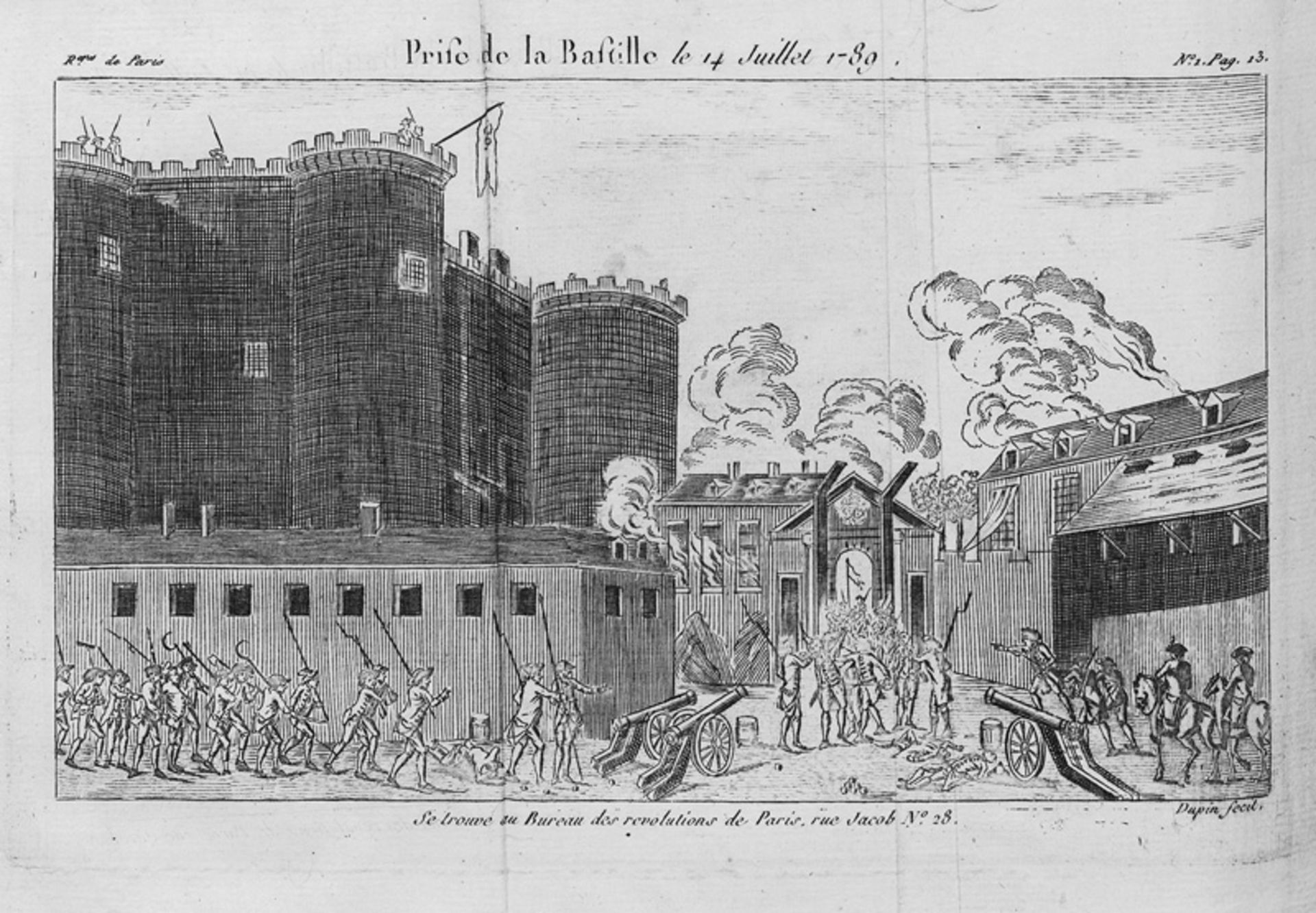 Prudhomme, Louis-Marie: Révolutions de Paris. Nr. 1-91