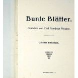 Wecker, Carl Friedrich: Bunte Blätter - Gedichte