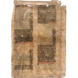 Chronik der Kaiser: des Heiligen Römischen Reichs. Fragment blatt