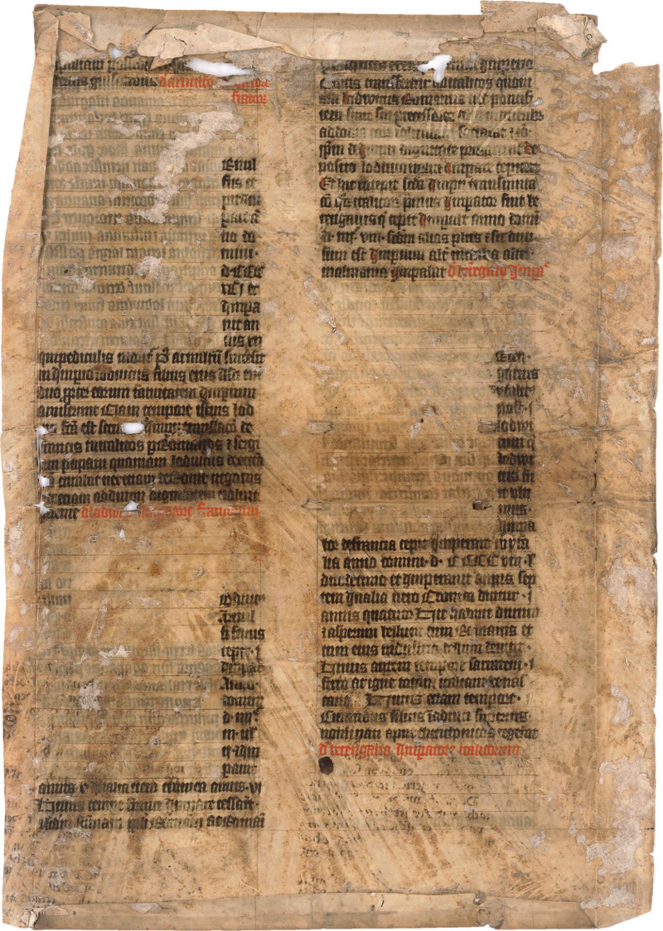 Chronik der Kaiser: des Heiligen Römischen Reichs. Fragment blatt