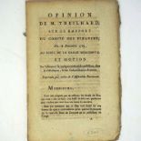 Treilhard, Jean Baptiste: Opinion sur le rapport du comité des finances