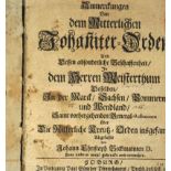 Becmann, Johann Christoph: Anmerckungen von dem Ritterlichen Johanniter-Orden