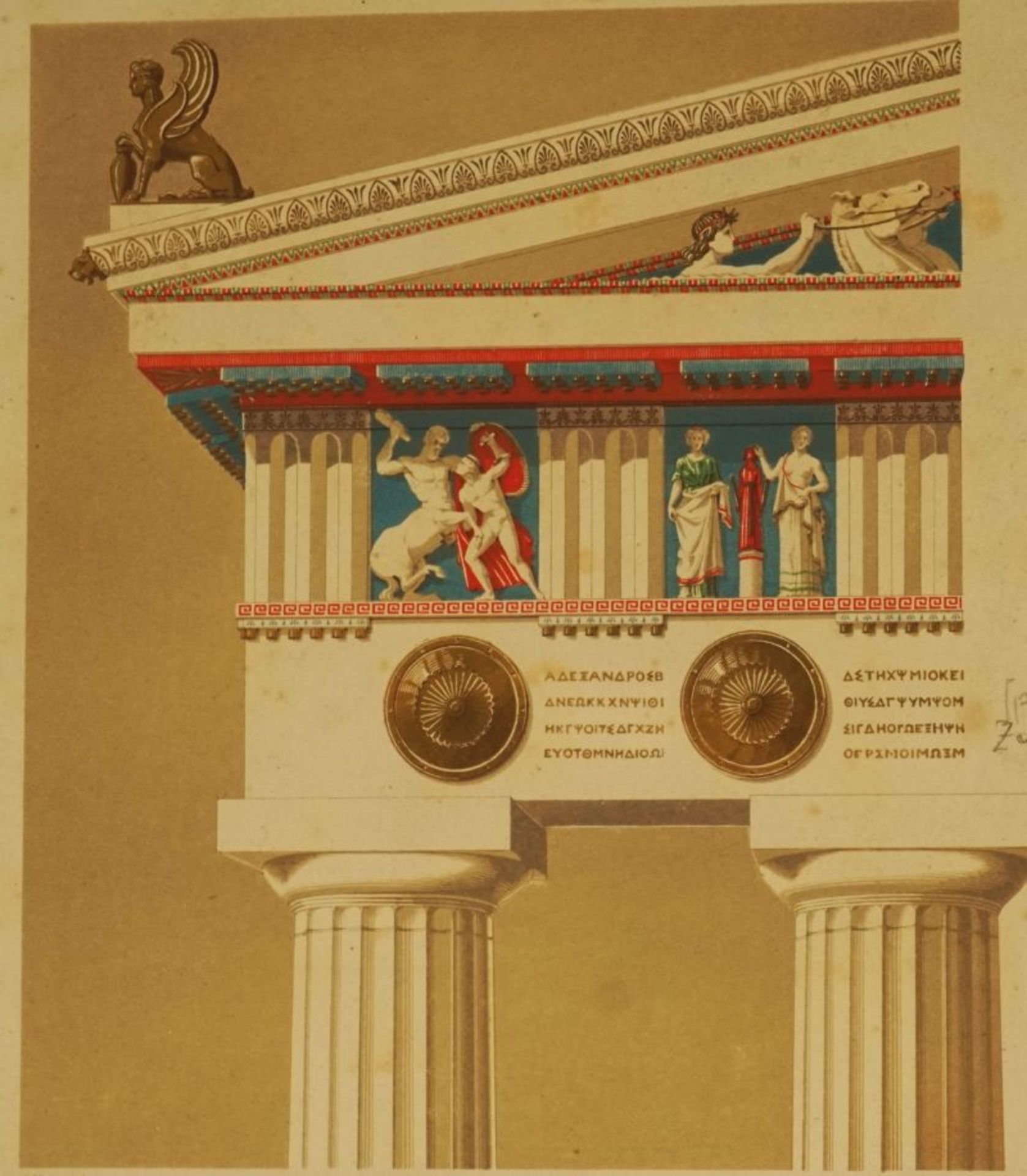 Kugler, Franz: Ueber die Polychromie der griechischen Architektur