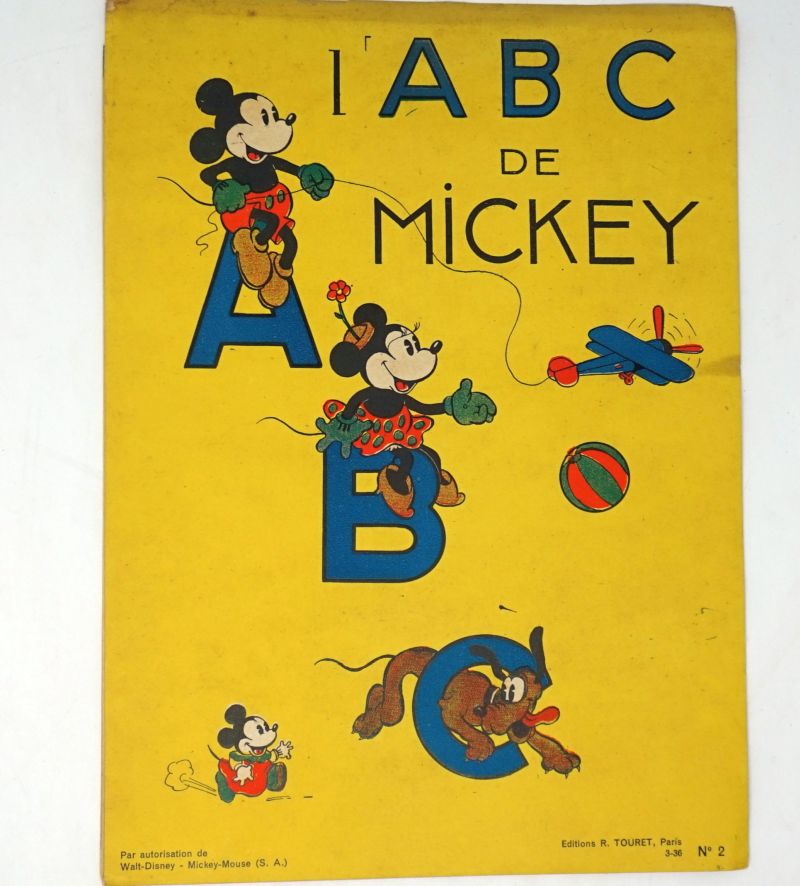 ABC de Mickey, Le: 4 lose illustrierte Blatt