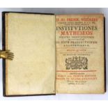 Weidler, Johann Friedrich: Institutiones matheseos