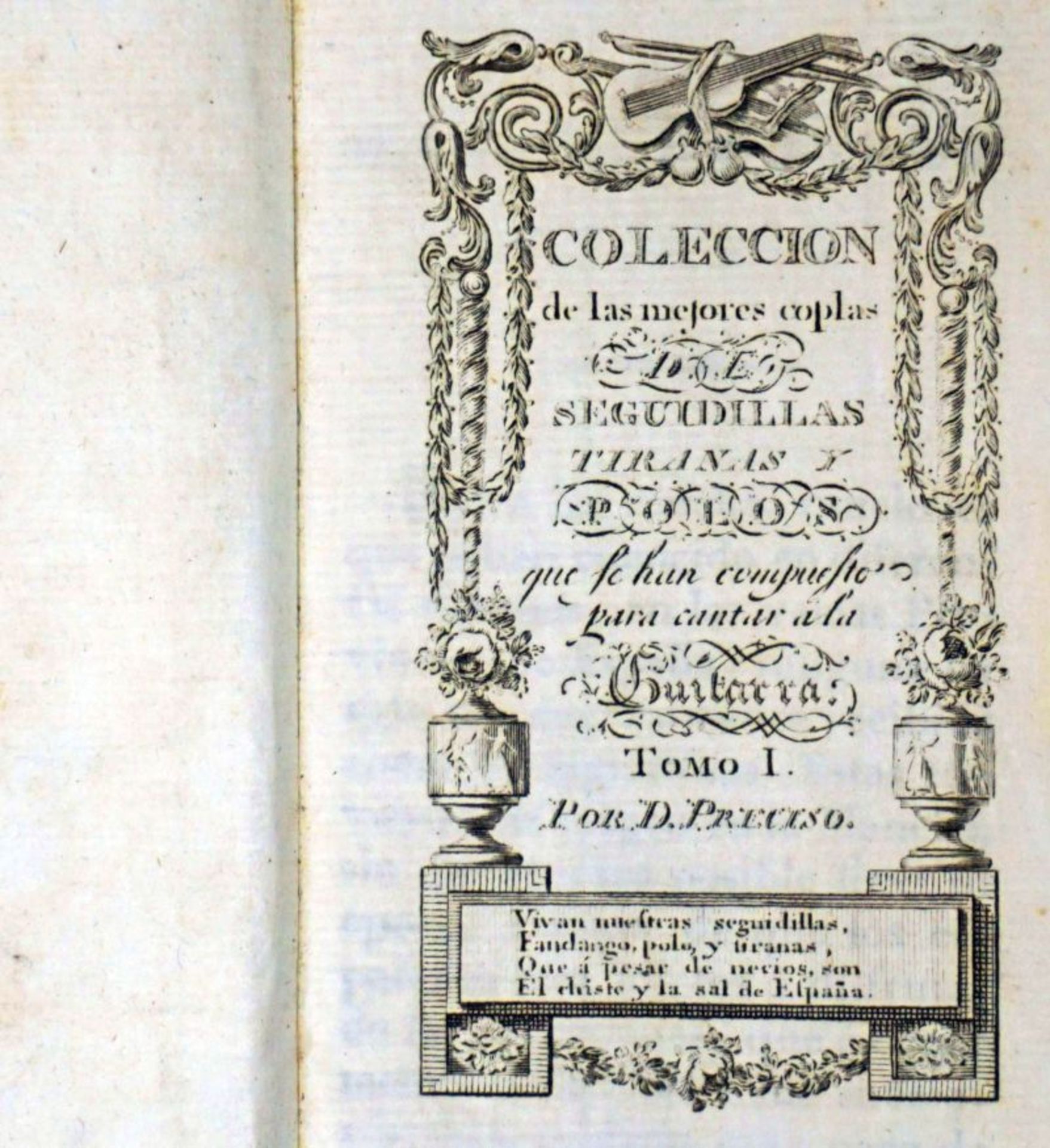 Zamácola, Juan Antonio de Iza: Colección de seguidillas. 2 Bände