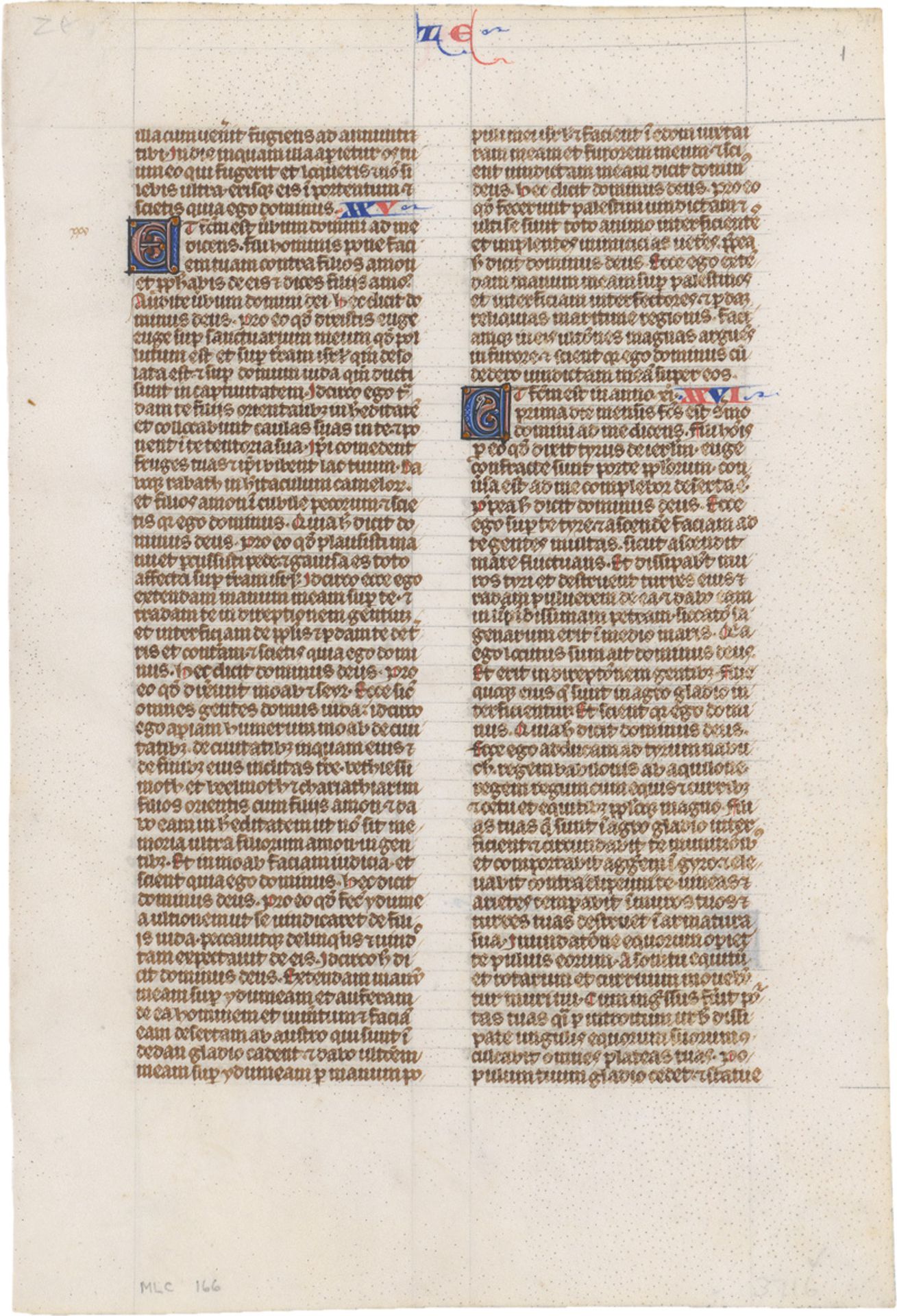 Chester Beatty Bible: Lateinische Handschrift auf Pergament