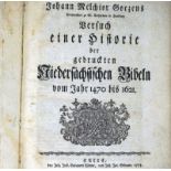 Goeze, Johann Melchior: Versuch einer Historie der gedruckten Niedersächsischen ...