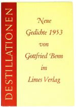 Benn, Gottfried: Neue Gedichte von 1953 (Widmungsexemplar)