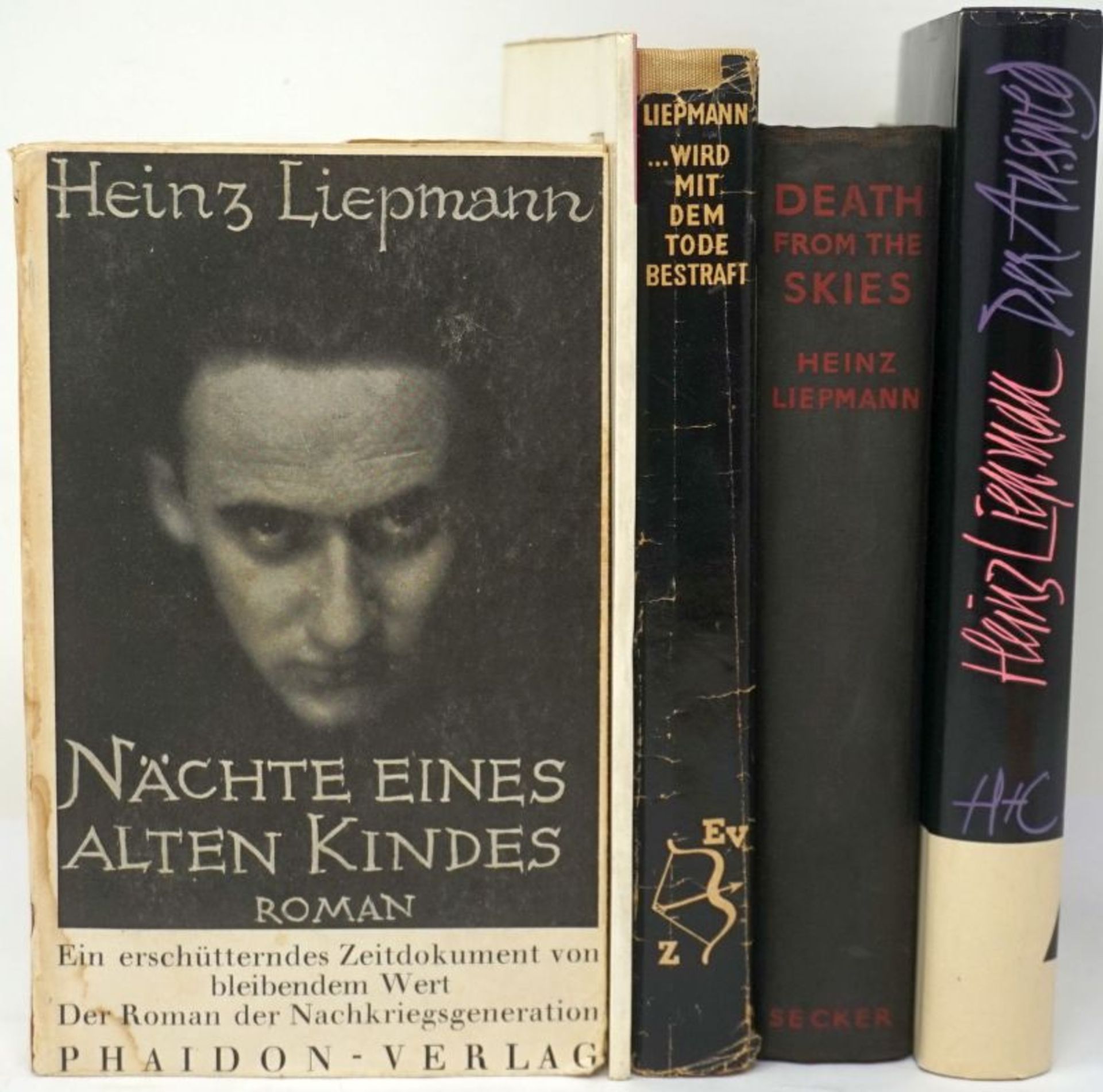 Liepman, Heinz: Konvolut von 5 Werken in erster Ausgabe