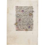 Einzelblatt einer liturgischen Hand...: Lateinische Handschrift auf Pergament um 1450
