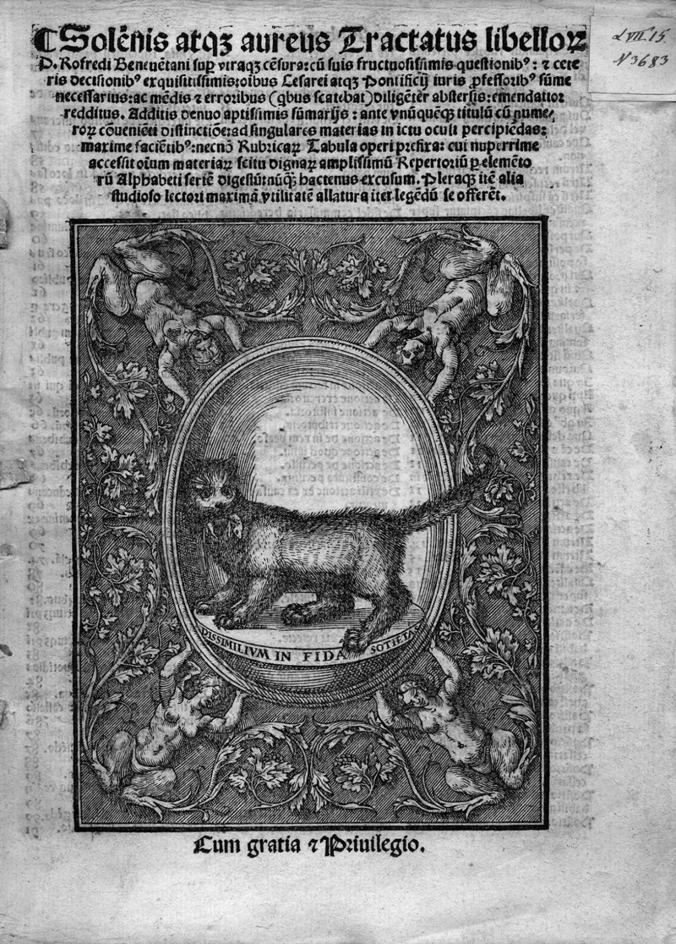 Epifànio da Benevento, Roffrédo: Solennis atque aureus tractatus libellorum 