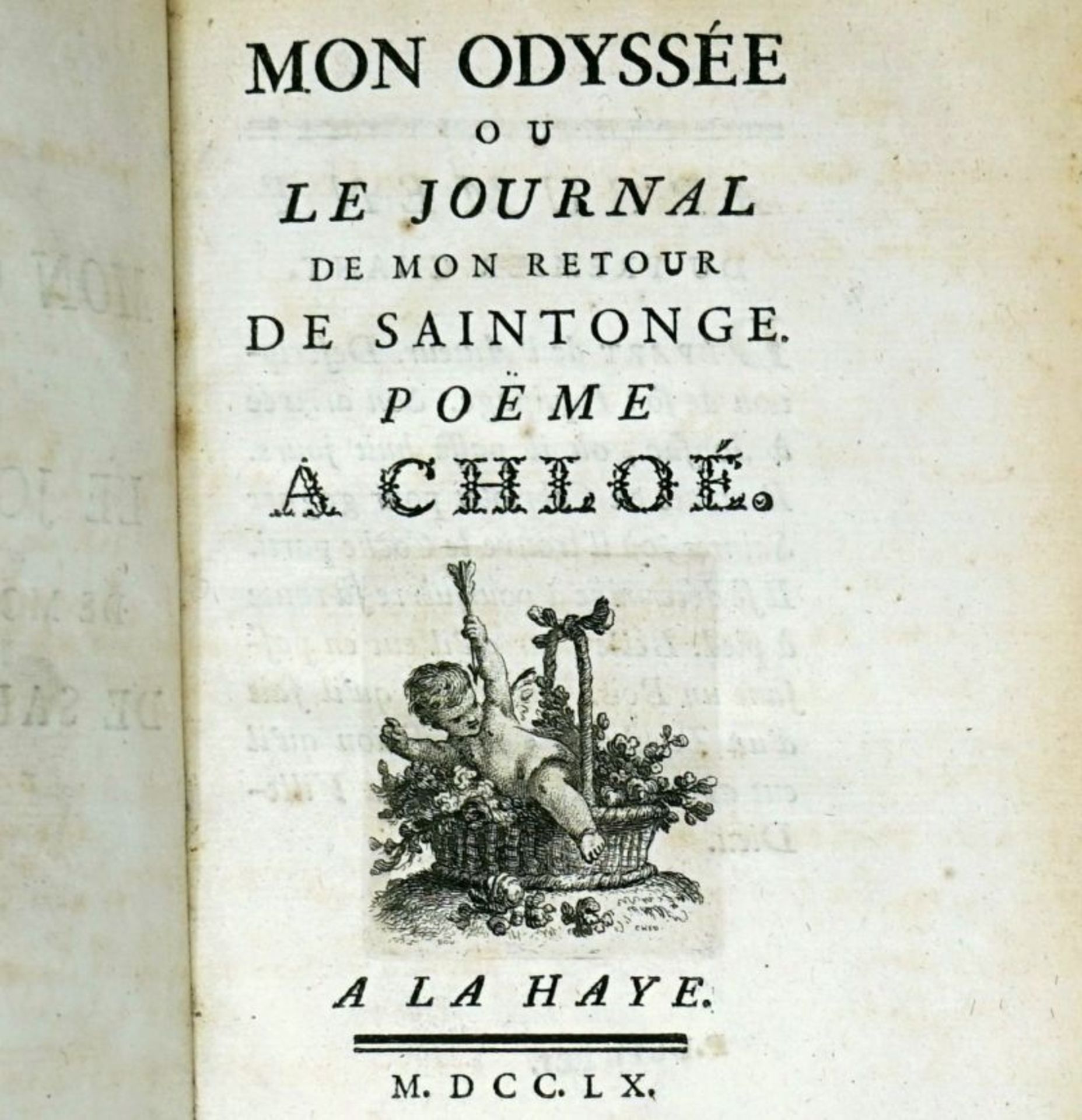 Robbé de Beauveset, Pierre-Honoré: Mon Odyssée ou le journal de mon retour de Saintonge.