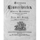 Marpurg, Friedrich Wilhelm: Anleitung zum Clavierspielen