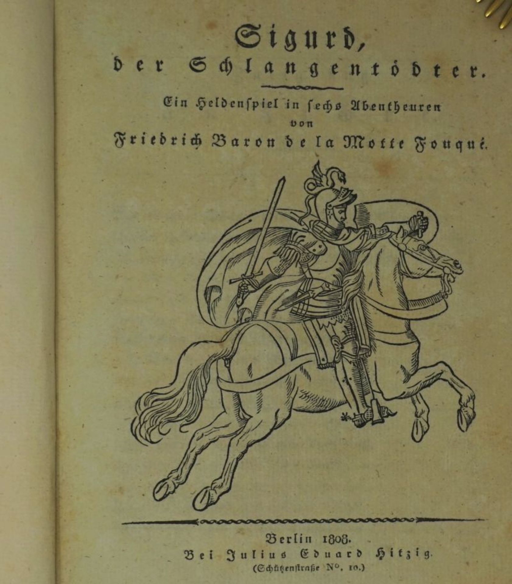 Fouqué, Friedrich de la Motte: Sigurd, der Schlangentödter