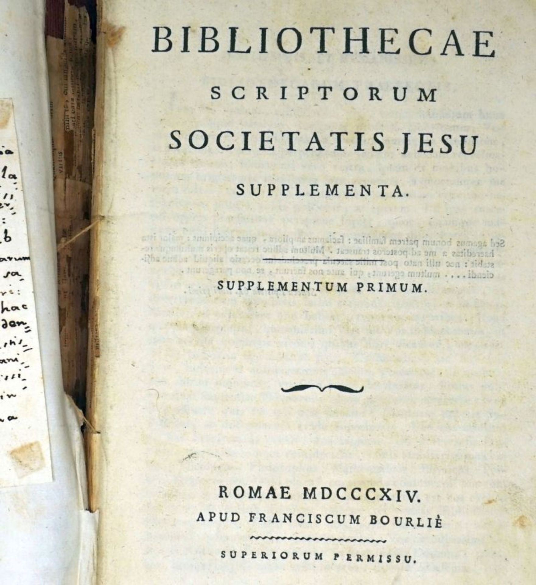 Caballero, R. D.: Bibliotheca scriptorum societatis Jesu