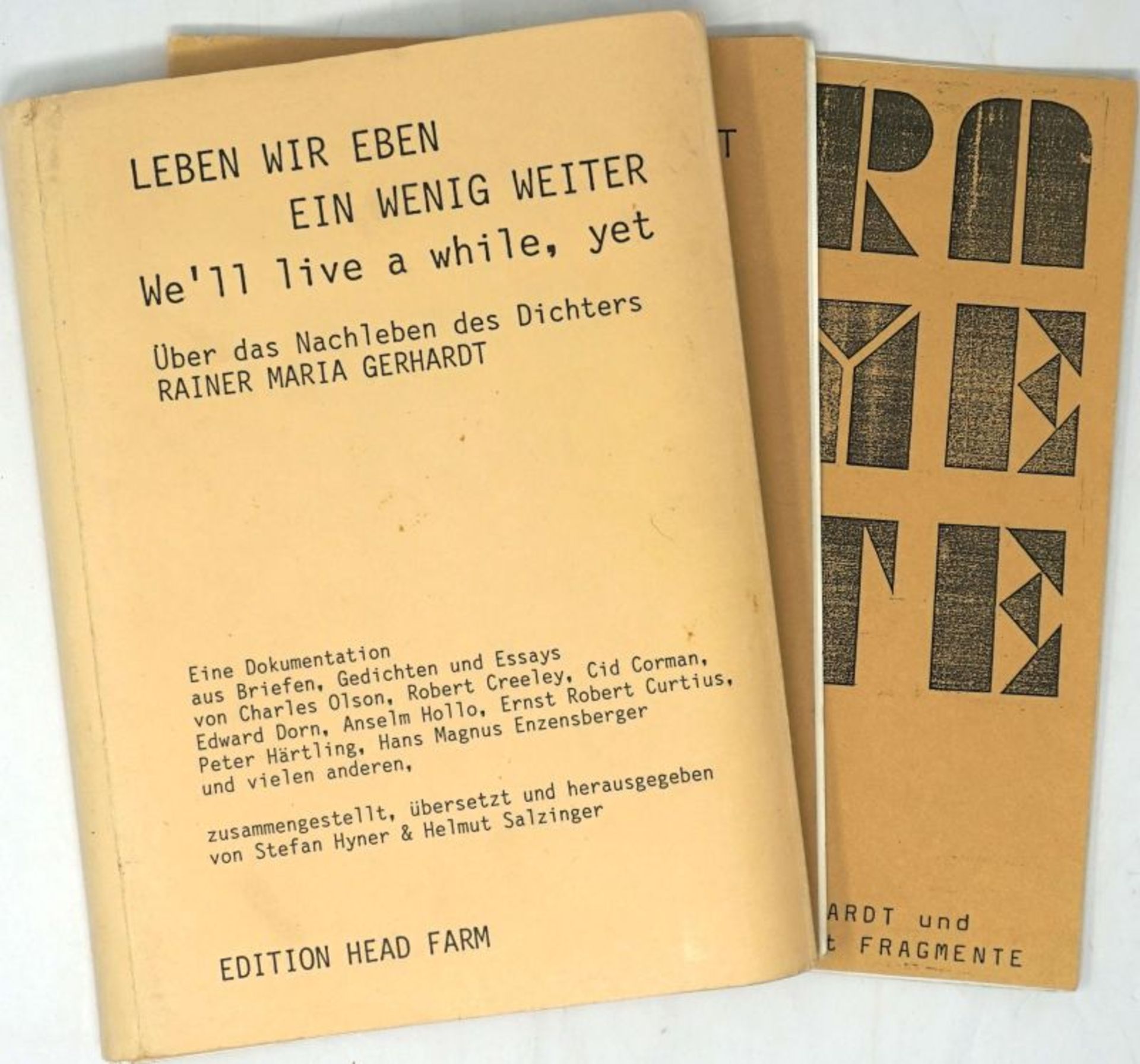 FALK 9 und Gerhardt, Rainer M.: Rainer M. Gerhardt und die Zeitschrift Fragmente + Beiga...