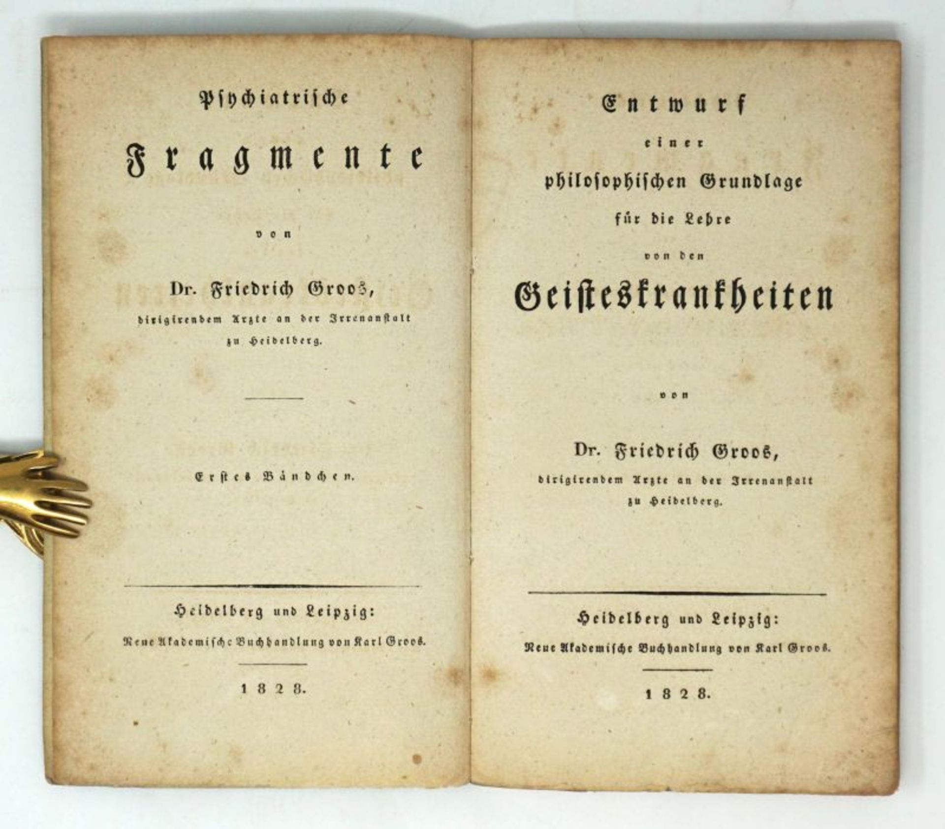 Groos, Friedrich: Entwurf einer philosophischen Grundlage für die Lehre vo...