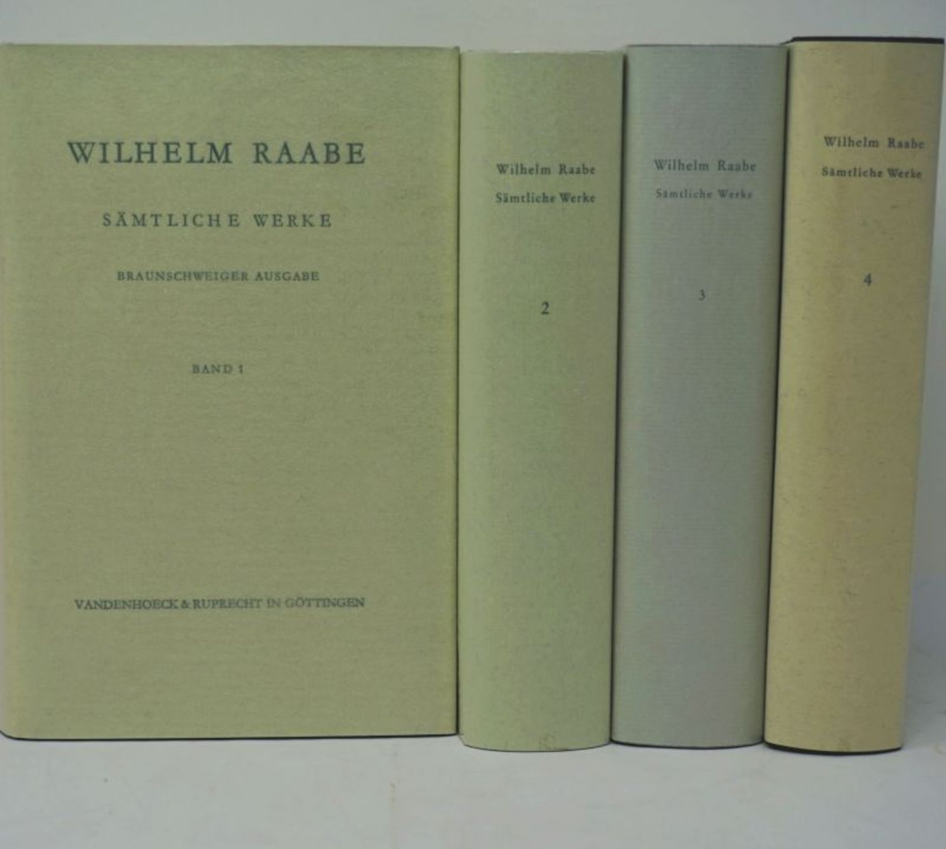 Raabe, Wilhelm: Sämmtliche Werke. (Braunschweiger Ausgabe)