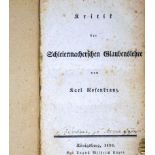 Schleiermacher, Friedrich: Sammelband mit 5 Schriften zu Werk und Tod