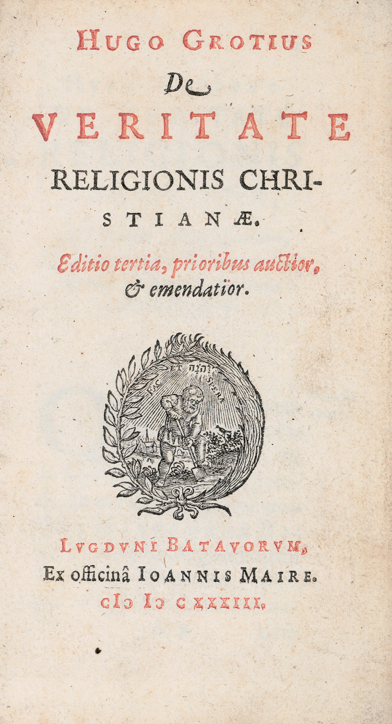 Grotius, Hugo: De Veritate religiobis christianae