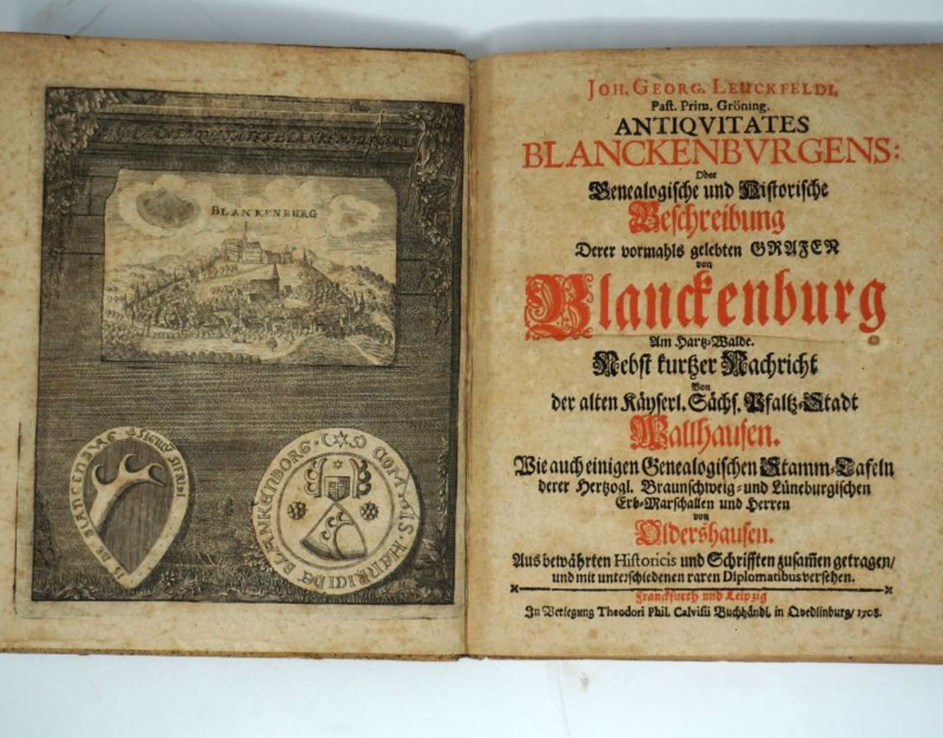 Leuckfeld, Johann Georg: Antiquitates Blanckenburgens