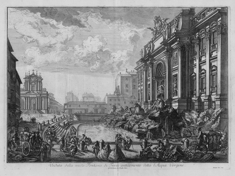 Piranesi, Giovanni Battista: Drei Radierung nach Piranesi