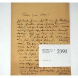 Gossner, Johannes Evangelista: Brief 1841