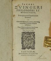 Zwinger, Jakob: Principiorum Chymicorum Examen