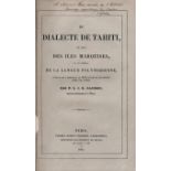 Gaussin, Pierre Louis Jean-Baptiste: Du dialecte de Tahiti
