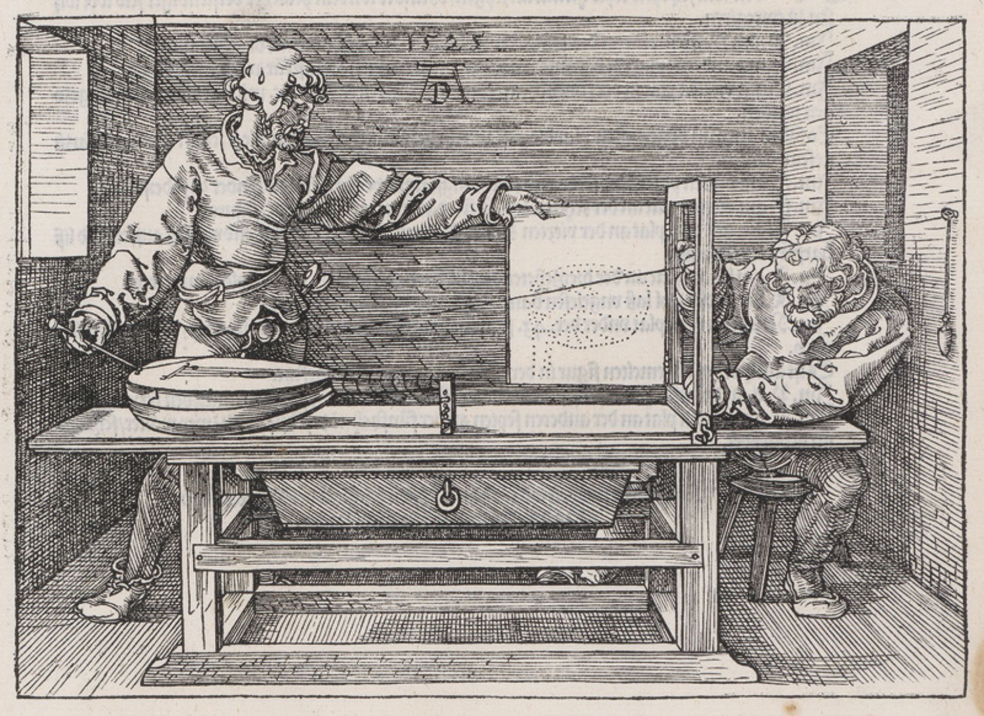 Dürer, Albrecht: Underweysung der messung. Erster Druck der EA - Bild 5 aus 5