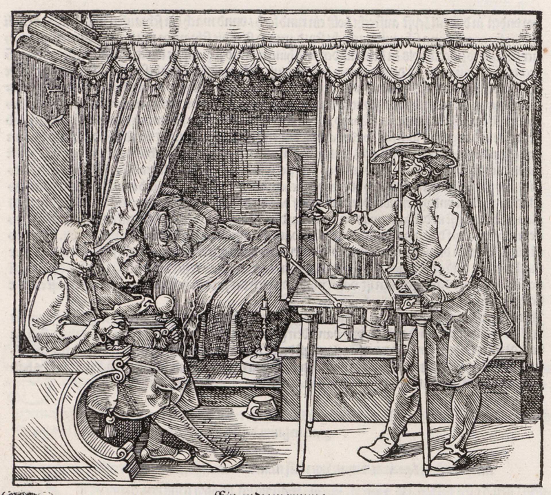 Dürer, Albrecht: Underweysung der messung. Erster Druck der EA - Bild 4 aus 5