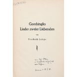 Lampe, Friedo: Lieder zweier Liebenden