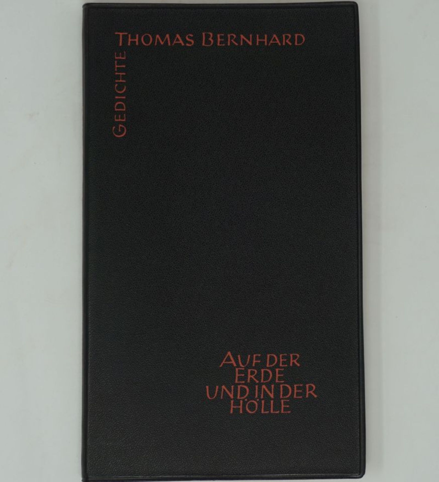 Bernhard, Thomas: Auf der Erde und in der Hölle