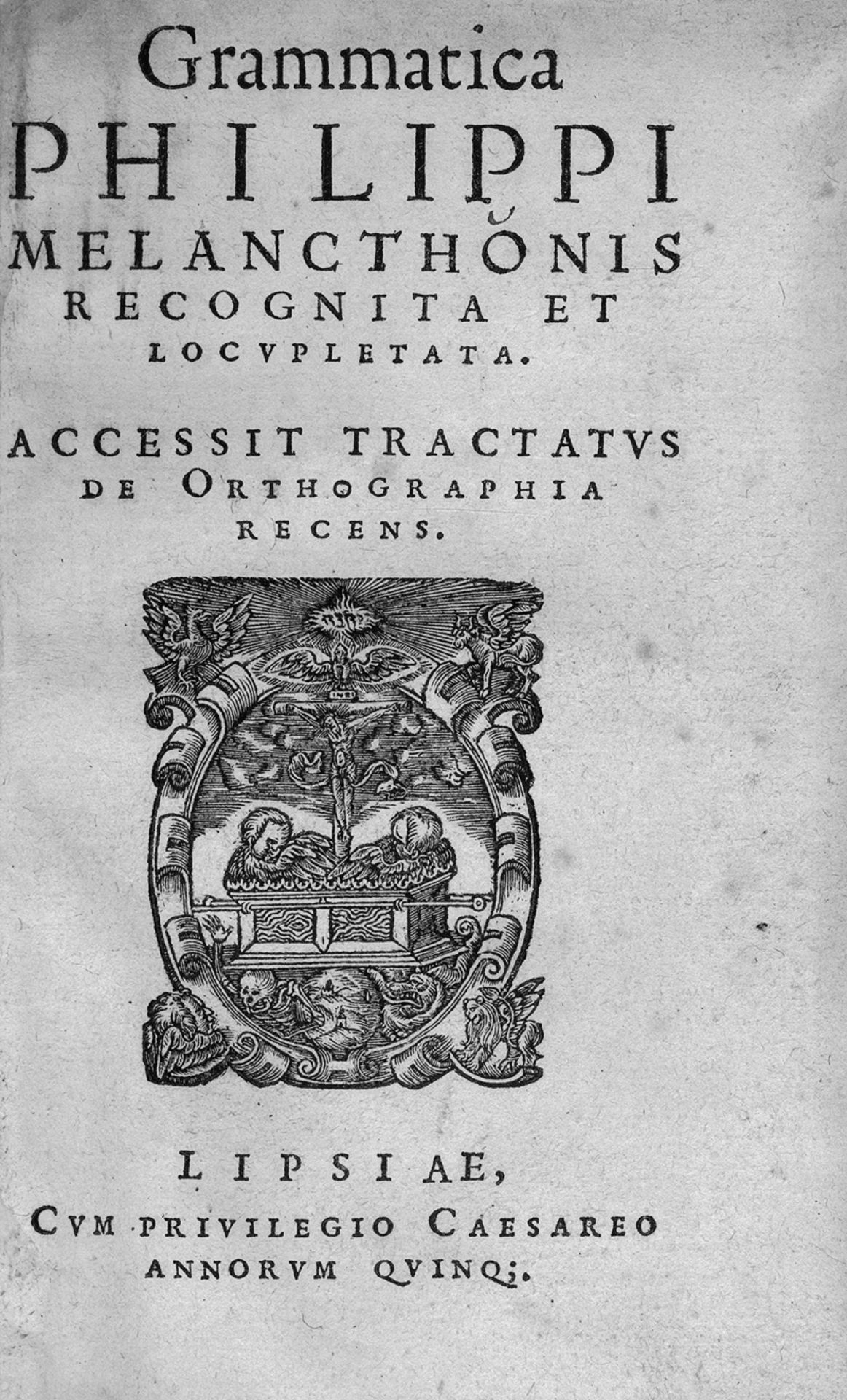 Melanchthon, Philipp: Grammatica recognita et locupletata.
